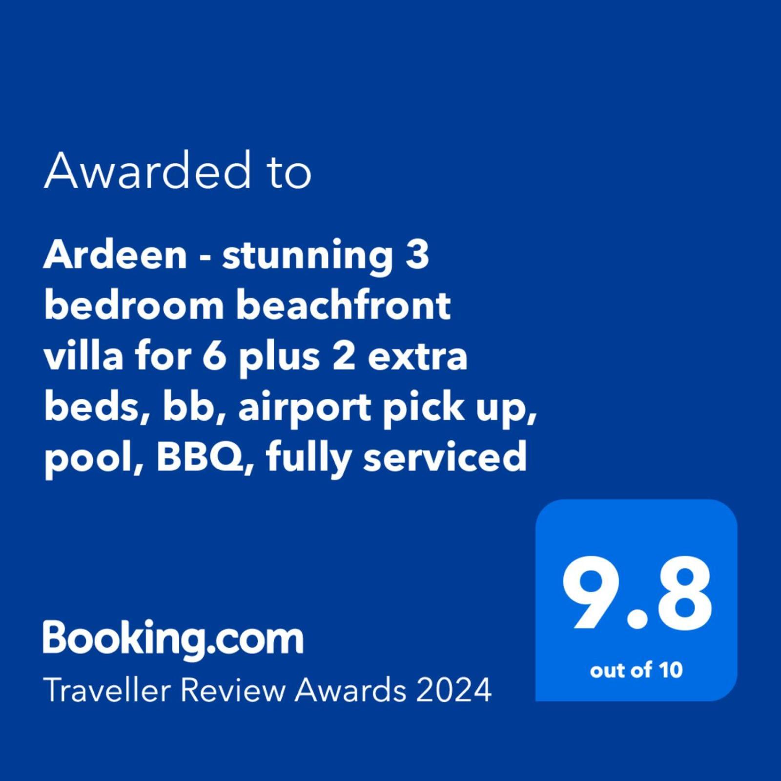 Ardeen Villa - Superb 3 Bedroom Beachfront For 6, Bb, Free Pick Up For 7 Night Stays Arriving Together, Fully Serviced, Taxes Included Тангалла Экстерьер фото